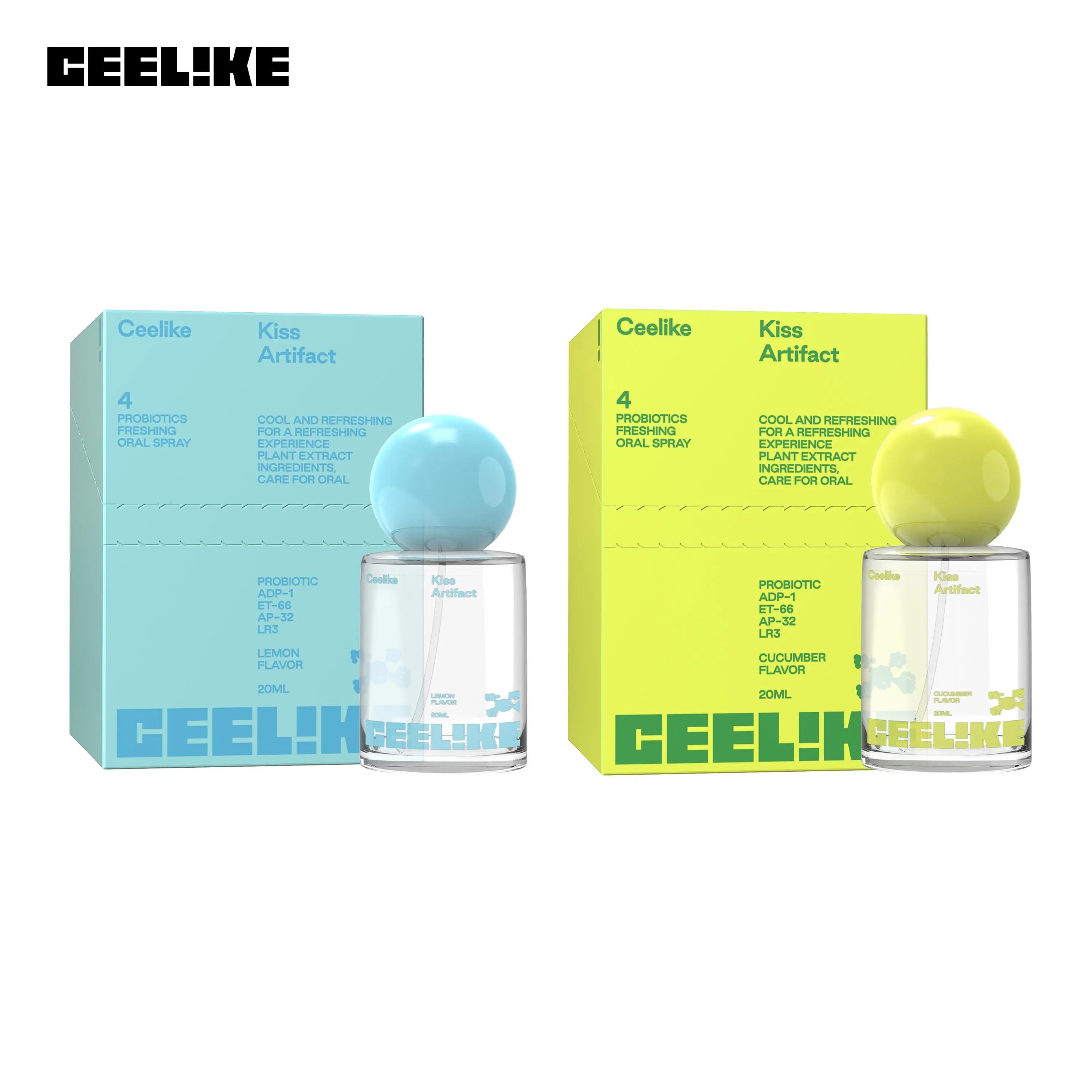 CEELIKE Oral Spray (20Ml) - Daily Minty Fresh Breath, Sugar-Free Oral Care, Portable, Long-Lasting Effect, Self Care Products, Probiotic Mouth Spray