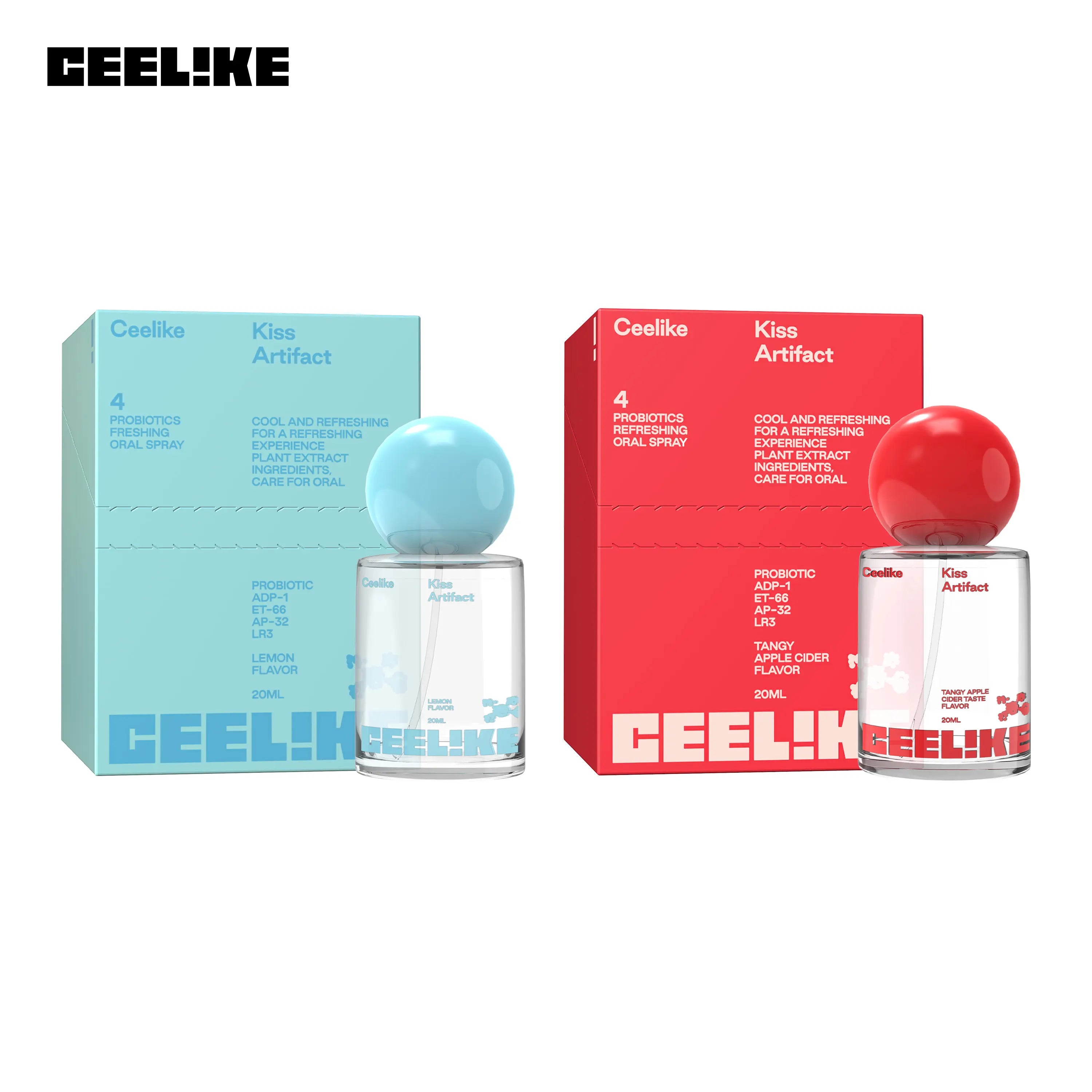 CEELIKE Oral Spray (20Ml) - Daily Minty Fresh Breath, Sugar-Free Oral Care, Portable, Long-Lasting Effect, Self Care Products, Probiotic Mouth Spray