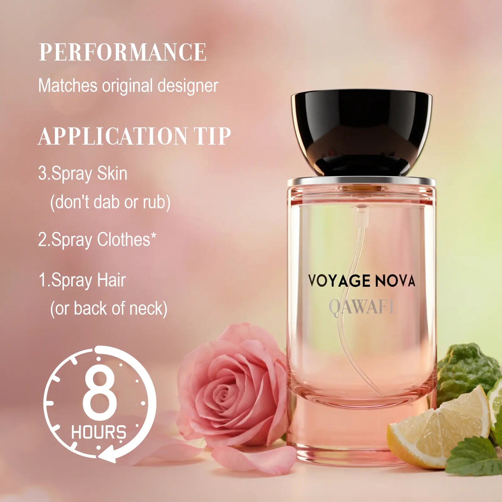 Voyage Nova | Rosey Fruity Floral | Extrait De Parfum 50Ml/100Ml | Long Lasting Luxury Fragrance | Daily Women'S Perfume Rose Vibrant for Women Summervibes Alluring Summerwins,Summer Outifit