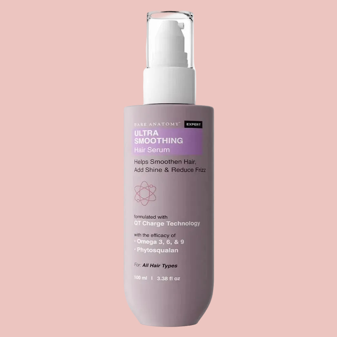Ultra Smoothing Hair Serum – Reduce Frizz & Deep Hydration | Niacinamide + Carbohydrate Complex for Silky, Smooth Hair | Vegan, SLS & Paraben-Free